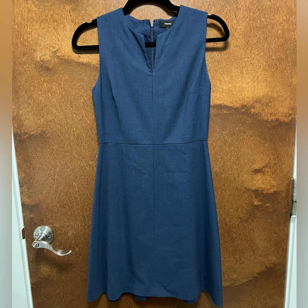 Theory Split Front Wool Dress size 0